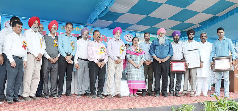 Dr. A. S. Nanda, Vice Chancellor and Officer of University awarded the Chief Minister Awards on 25th March 2017